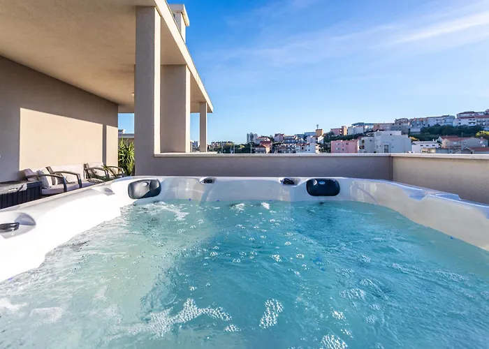 公寓 Luxury Penthouse Papic With Jacuzzi & The View *