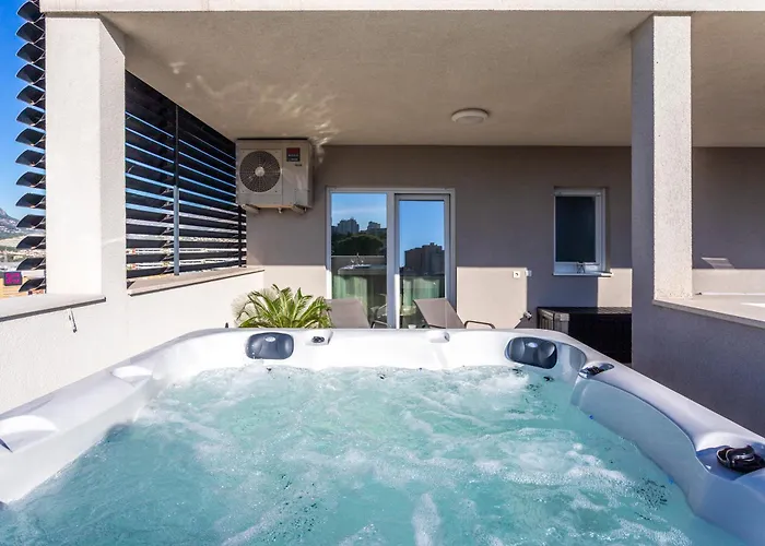 Luxury Penthouse Papic With Jacuzzi & The View Appartement Split