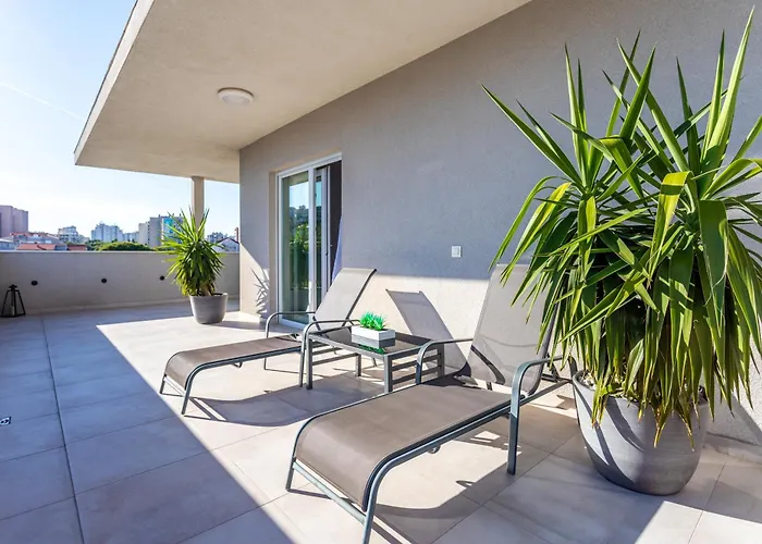 公寓 Luxury Penthouse Papic With Jacuzzi & The View *