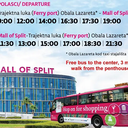 Luxury Penthouse Papic With Jacuzzi & The View * スプリト